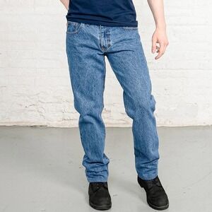 Dearborn Denim Jeans Men's Chicago 100% Cotton Tailored Fit Stone Wash 33"x31"